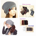 Unisex Double Layer Multi -Function Knitted Hats